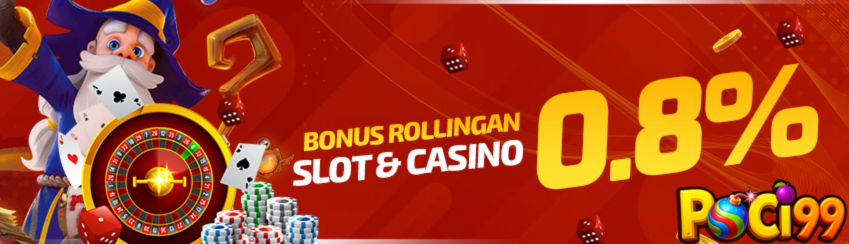 Bonus Rollingan Slot & Casino 0,8%