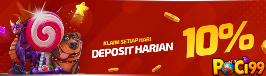 Bonus Deposit Harian 10%
